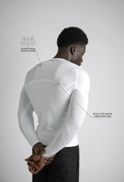 Wulfric Compression Long Sleeve — White