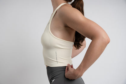 Lupa Halter Top — Off-White