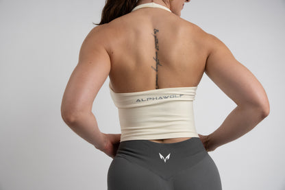 Lupa Halter Top — Off-White