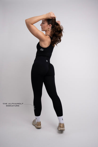 Ylva Leggings — Midnight Black
