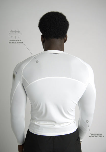 Wulfric Compression Long Sleeve — White