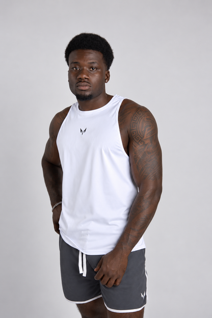 Lycan Training Tank White front studio view